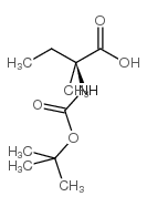(S)-N-BOC-alpha-Ethylalanine结构式