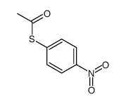 S-(4-nitrophenyl) ethanethioate结构式