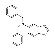 5-(DIBENZYLAMINO)-INDOLE结构式