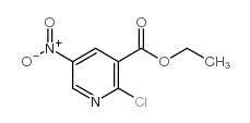 5-硝基-2-氯吡啶-3-羧酸结构式