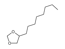 4-octyl-1,3-dioxolane结构式