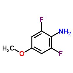 2,6-二氟-4-甲氧基苯胺结构式