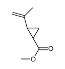 methyl (1R,2R)-2-prop-1-en-2-ylcyclopropane-1-carboxylate结构式