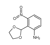 2-amino-6-nitrobenzaldehyde ethylene acetal结构式