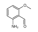 2-氨基-6-甲氧基苯甲醛结构式