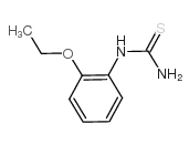 1-(2-乙氧基苯基)-2-硫脲结构式