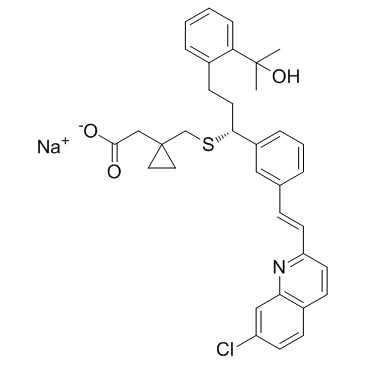 孟鲁司特钠结构式