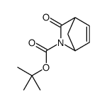 (1R,4S)-TERT-BUTYL 3-OXO-2-AZABICYCLO[2.2.1]HEPT-5-ENE-2-CARBOXYLATE结构式