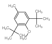 3,5-di-tert-butyl-4-methoxytoluene结构式
