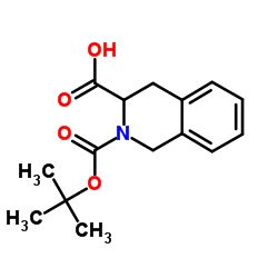 N-(四丁氧基羧基)-1,2,3,4-四羟基异喹啉结构式