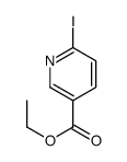 6-Iodopyridine-3-carboxylic acid ethyl ester结构式