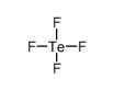 Tellurium tetrafluoride.结构式
