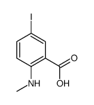 5-碘-2-(甲基氨基)苯甲酸结构式