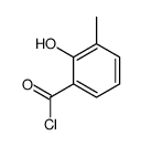 2-hydroxy-3-methylbenzoyl chloride结构式