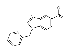1-苄基-5-硝基-1H-1,3-苯并咪唑结构式