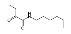 N-hexylacetoacetamide结构式