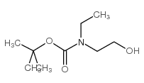 乙基(2-羟基乙基)氨基甲酸叔丁酯结构式