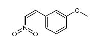 (Z)-1-(3-methoxyphenyl)-2-nitroethene结构式