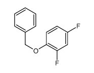 1-(苄氧基)-2,4-二氟苯结构式