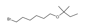 6-bromo-1-tert-amyloxy-hexane结构式