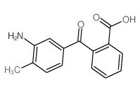 2-(3-amino-4-methyl-benzoyl)benzoic acid结构式