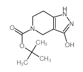 3-Oxo-1,2,3,4,6,7-hexahydro-pyrazolo[4,3-c]pyridine-5-carboxylic acid tert-butyl ester结构式