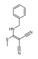 2-[(benzylamino)-methylsulfanylmethylidene]propanedinitrile结构式
