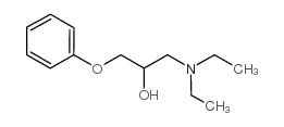 2-Propanol,1-(diethylamino)-3-phenoxy-结构式