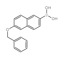 6-(苄氧基)-2-萘硼酸结构式