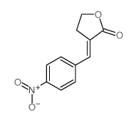 2(3H)-Furanone,dihydro-3-[(4-nitrophenyl)methylene]-结构式