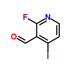 2-氟-3-甲酰基-4-碘吡啶结构式