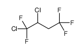 1,2-Dichloro-1,1,4,4,4-pentafluorobutane结构式