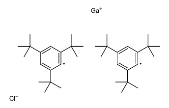chloro-bis(2,4,6-tritert-butylphenyl)gallane结构式