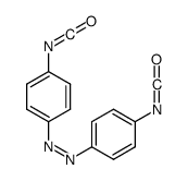 bis(4-isocyanatophenyl)diazene结构式