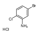 5-bromo-2-chloroaniline,hydrochloride结构式
