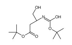 Boc-L-天冬氨醇-4-叔丁酯结构式