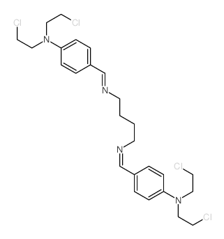 p-Toluidine, a,a'-(tetramethylenedinitrilo)bis[N,N-bis(2-chloroethyl)-(8CI)结构式