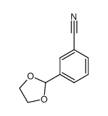 3-(1,3-Dioxolan-2-yl)benzonitrile结构式