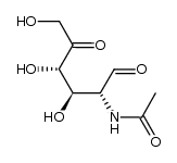 D-xylo-Hexos-5-ulose, 2-(acetylamino)-2-deoxy-结构式