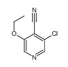 3-chloro-5-ethoxypyridine-4-carbonitrile结构式