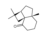 (2aR,4aS,8aR)-2,2,4a-trimethyloctahydrocyclobuta[c]inden-8(1H)-one结构式