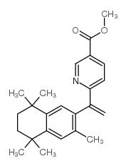 6-[(3,5,5,8,8-Pentamethyl-5,6,7,8-tetrahydronaphthalen-2-yl)ethenyl]nicotinic Acid Methyl Ester结构式