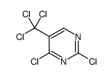 2,4-Dichloro-5-(trichloromethyl)pyrimidine结构式
