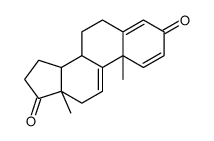 (8S,10S,13S,14S)-10,13-dimethyl-7,8,12,14,15,16-hexahydro-6H-cyclopenta[a]phenanthrene-3,17-dione结构式