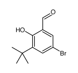 5-bromo-3-tert-butyl-2-hydroxybenzaldehyde结构式