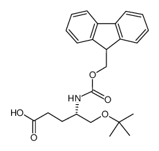Fmoc-L-谷氨酸醇叔丁酯结构式