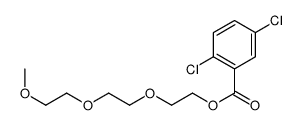 2-[2-(2-methoxyethoxy)ethoxy]ethyl 2,5-dichlorobenzoate结构式