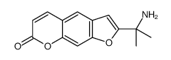 2-(2-aminopropan-2-yl)furo[3,2-g]chromen-7-one结构式