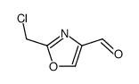 2-(chloromethyl)-1,3-oxazole-4-carbaldehyde结构式
