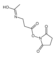 N-乙酰基-&beta;-丙氨酸N-羟基琥珀酰亚胺结构式